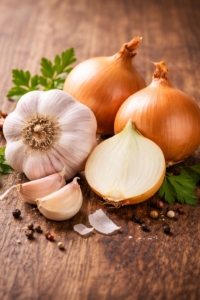 cibule a česnek se mají rádi